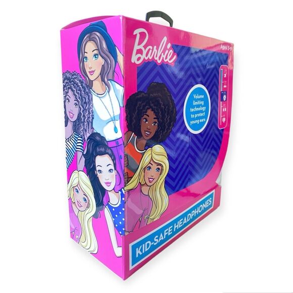 BARBIE Headphones Safe for Kids Ears with Volume Limiting Technology Protection - Picture 9 of 10